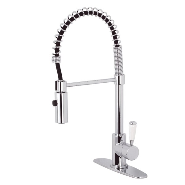 Gourmetier LS8771DPL Paris Single-Handle Pre-Rinse Kitchen Faucet, Polished Chrome LS8771DPL - main